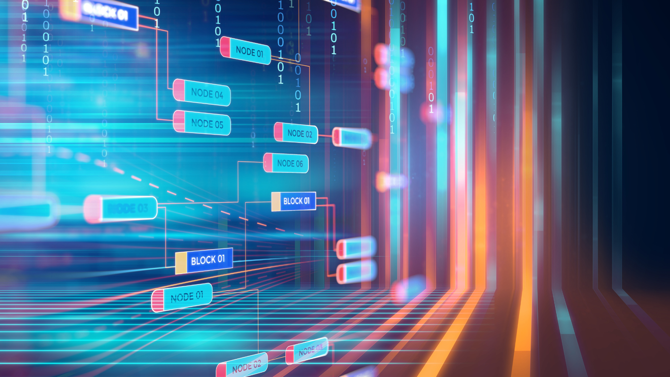 Epämääräinen futuristinen näyttö.