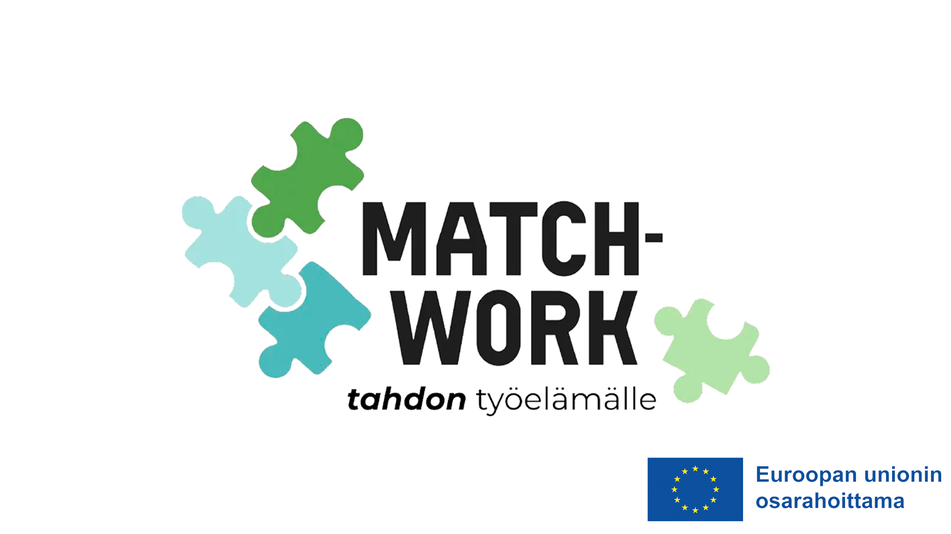 MatchWork- ja EU rahoittaa -logot.