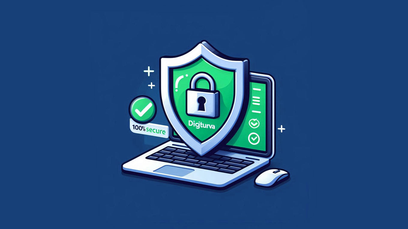 Digiturvallinen tietokone.